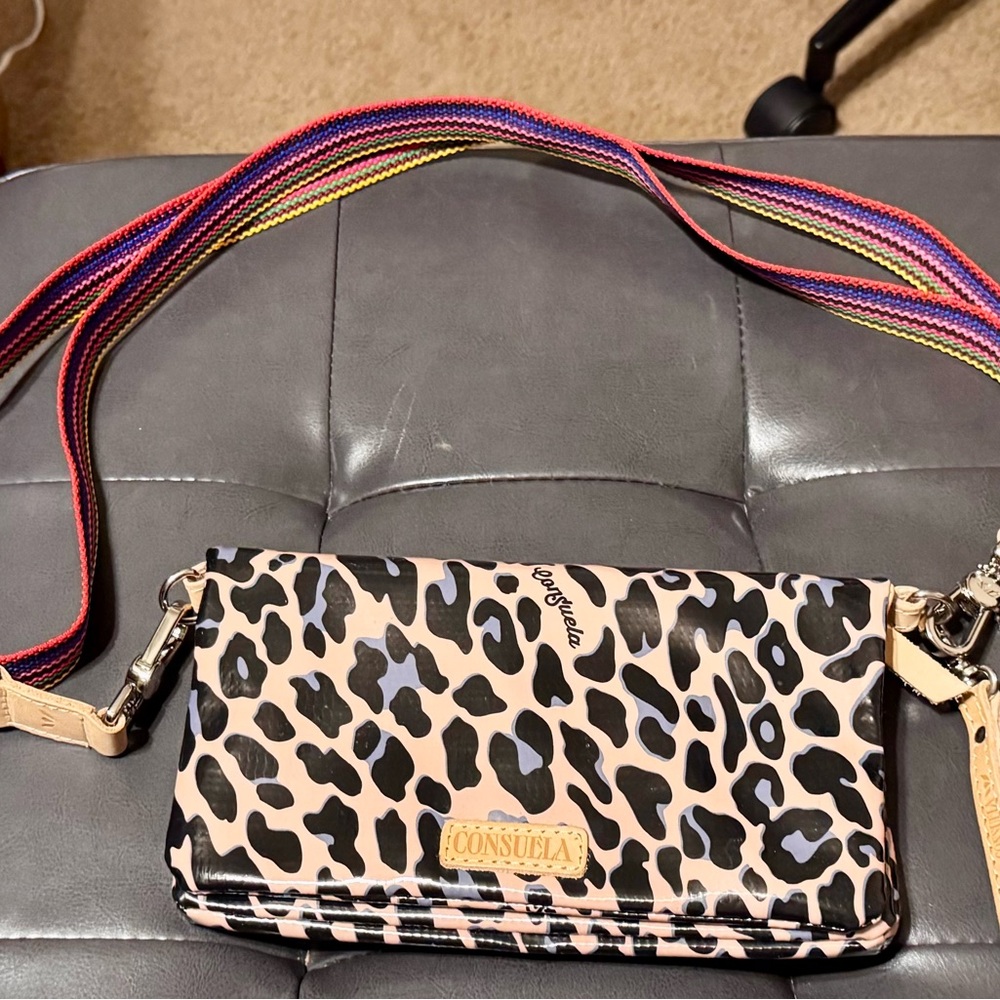 Consuela Ruth leopard print Uptown Crossbody bag